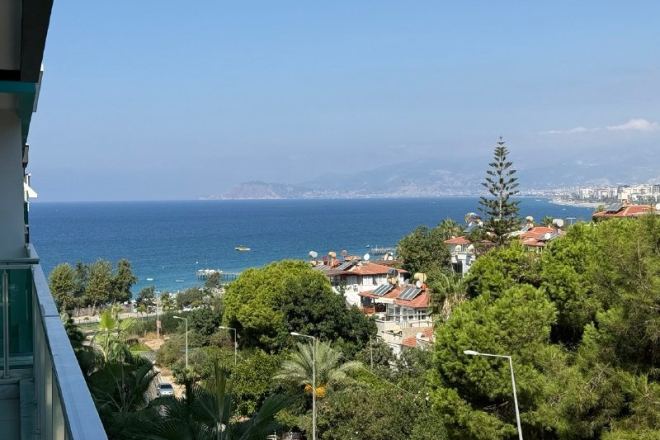 Buy a Furnished 2+1 Apartment with Panoramic Sea Views in Kargicak — 110 m²