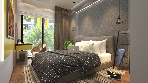 Kestel'de Lüks Komplekste Projeden Satılık Daireler