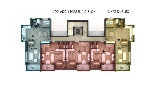 Kestel'de Lüks Komplekste Projeden Satılık Daireler