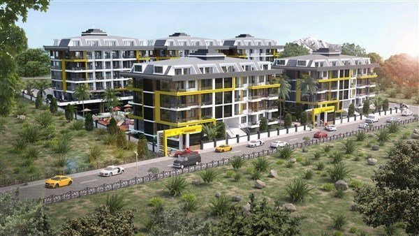 Kestel'de Lüks Komplekste Projeden Satılık Daireler