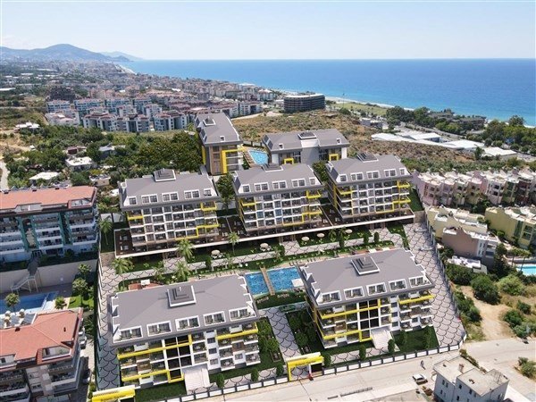 Kestel'de Lüks Komplekste Projeden Satılık Daireler