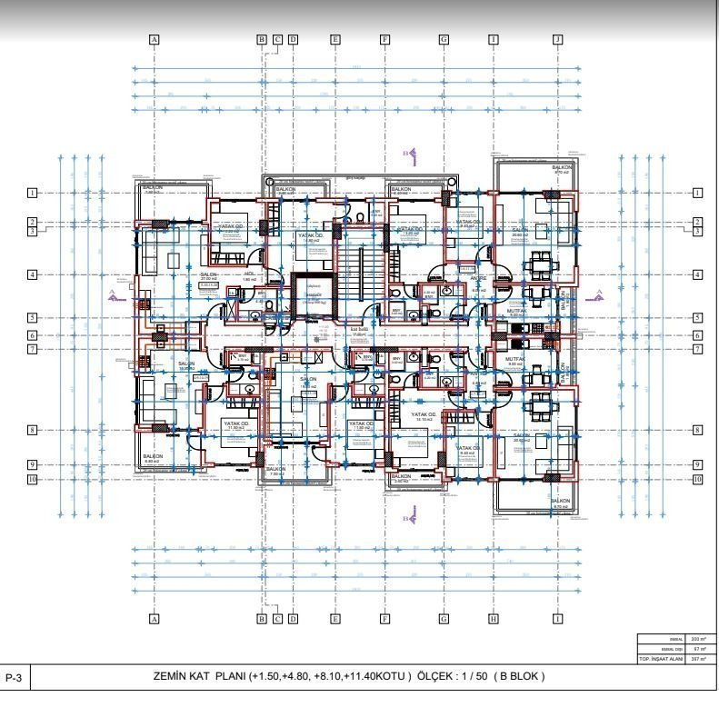 Investment project just 200 meters from the sandy beach in Kargicak area