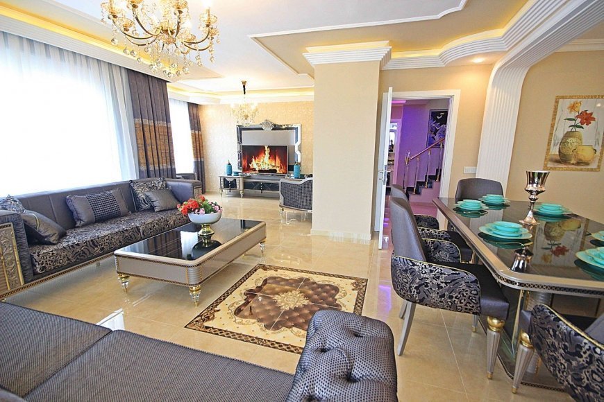 A luxurious private penthouse in the popular area of Mahmutlar