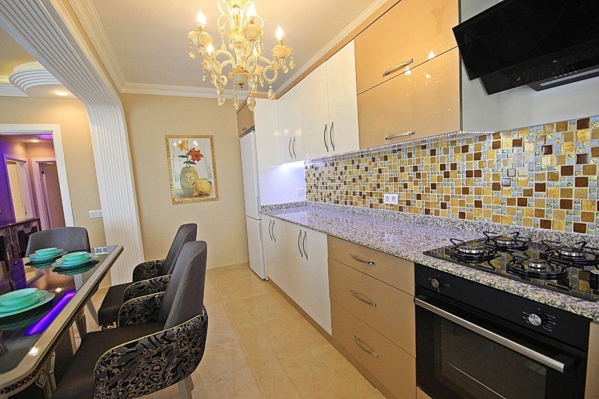 A luxurious private penthouse in the popular area of Mahmutlar