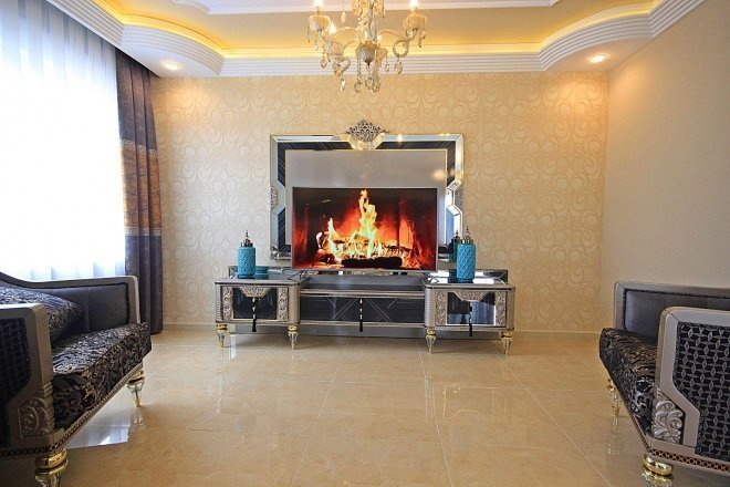 A luxurious private penthouse in the popular area of Mahmutlar