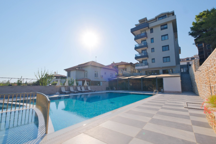 New investment project for an elite residential complex under construction in Kestel