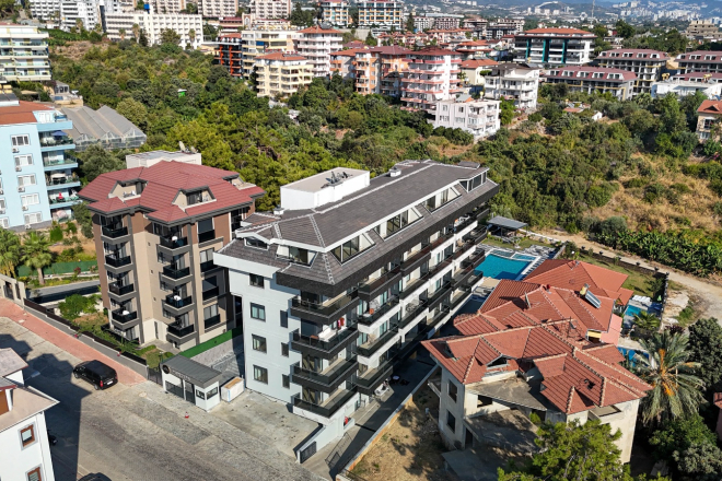 New investment project for an elite residential complex under construction in Kestel
