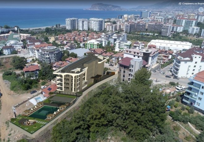 New investment project for an elite residential complex under construction in Kestel