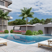 Apartments under construction in an exclusive and unique residential complex, in one of the most popular areas of Alanya - Mahmutlar
