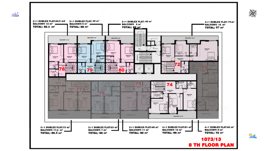 A new complex of comfortable apartments in one of the most popular areas of Alanya - Mahmutlar