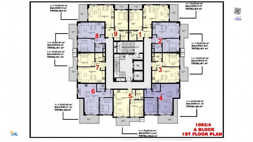 A new complex of comfortable apartments in one of the most popular areas of Alanya - Mahmutlar