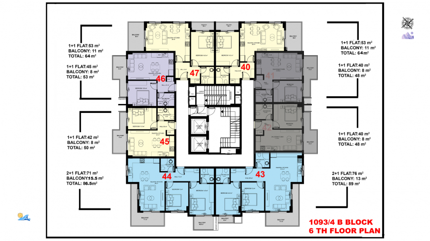 A new complex of comfortable apartments in one of the most popular areas of Alanya - Mahmutlar