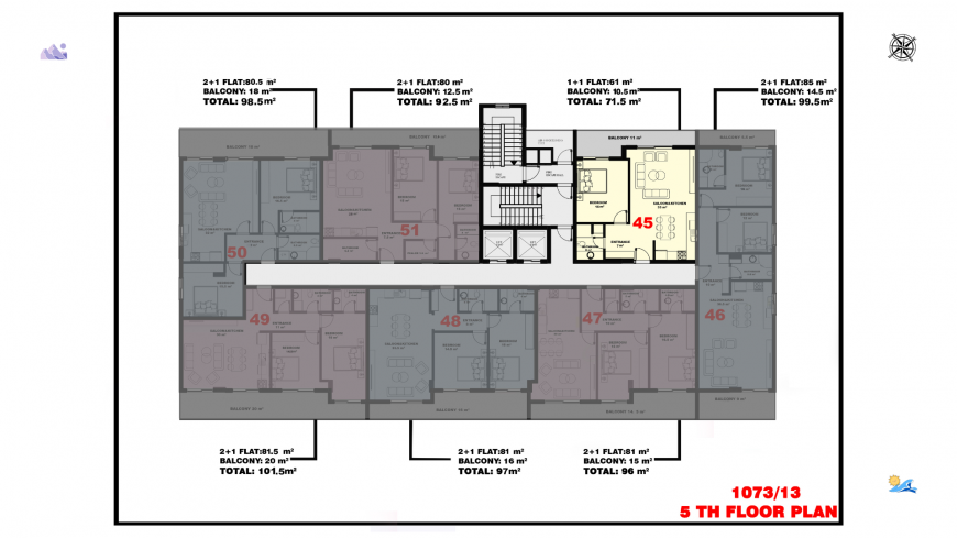 A new complex of comfortable apartments in one of the most popular areas of Alanya - Mahmutlar