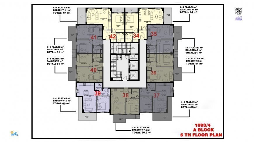 A new complex of comfortable apartments in one of the most popular areas of Alanya - Mahmutlar