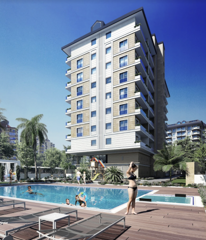 A new complex of comfortable apartments in one of the most popular areas of Alanya - Mahmutlar