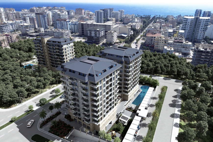 A new complex of comfortable apartments in one of the most popular areas of Alanya - Mahmutlar