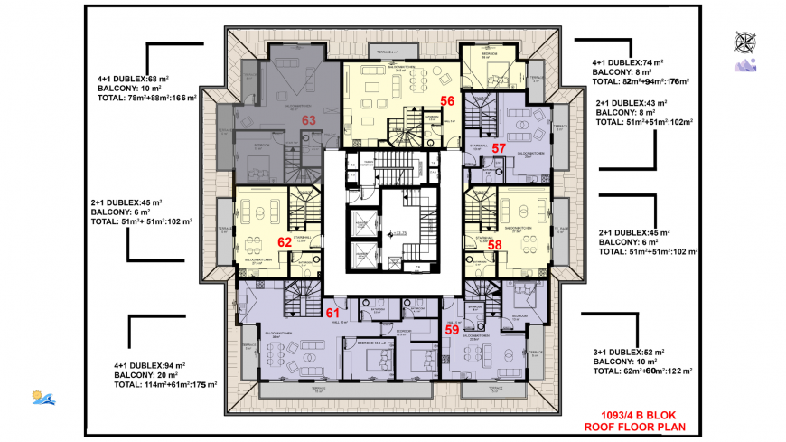 A new complex of comfortable apartments in one of the most popular areas of Alanya - Mahmutlar