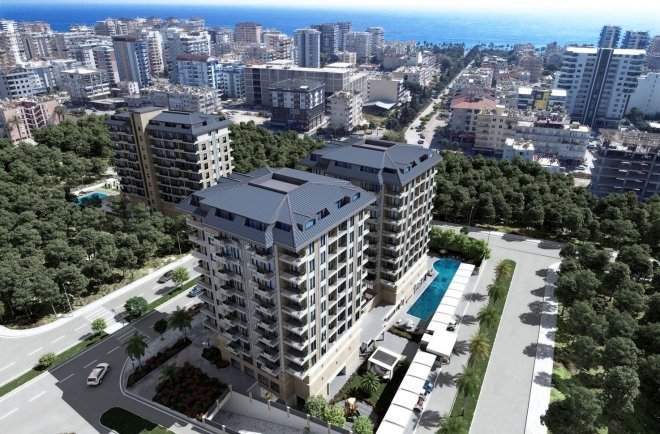 A new complex of comfortable apartments in one of the most popular areas of Alanya - Mahmutlar