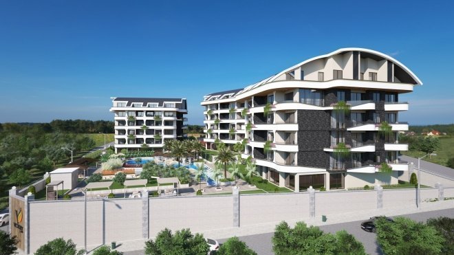 A stunning new complex in Oba, Alanya.