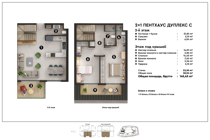 Sale of apartments in a complex under construction in the prestigious Oba district with the possibility of obtaining citizenship