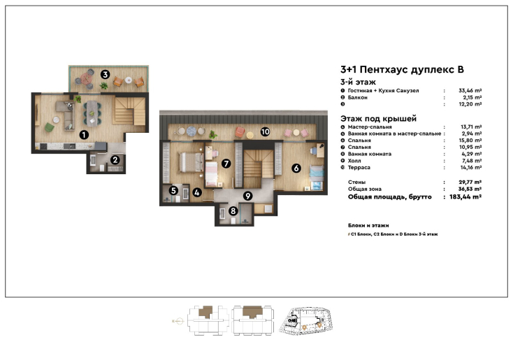 Sale of apartments in a complex under construction in the prestigious Oba district with the possibility of obtaining citizenship