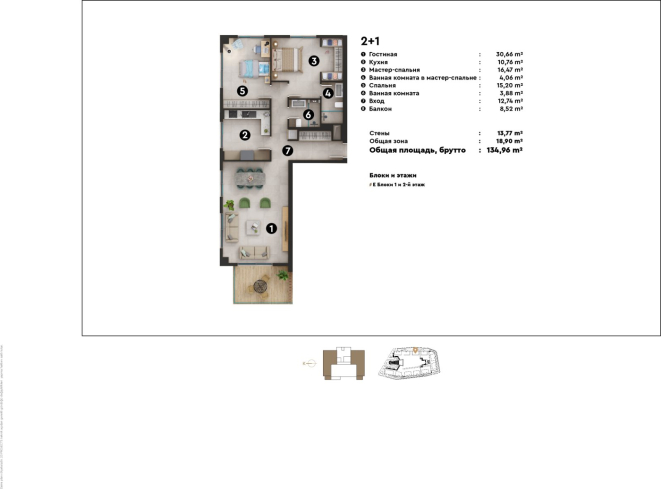 Sale of apartments in a complex under construction in the prestigious Oba district with the possibility of obtaining citizenship