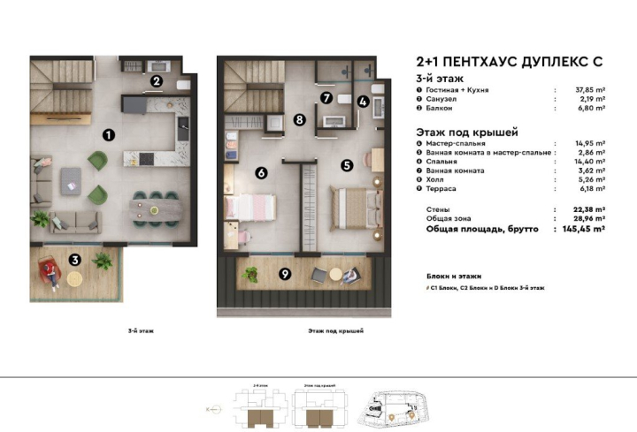 Sale of apartments in a complex under construction in the prestigious Oba district with the possibility of obtaining citizenship