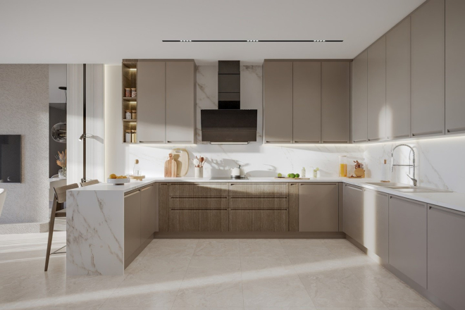 Sale of apartments in a complex under construction in the prestigious Oba district with the possibility of obtaining citizenship