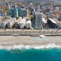 New residential complex in the center of Mahmutlar on the first coastline