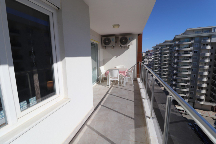 Spacious 1+1 apartment for sale with city and sea views