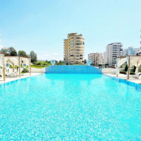 Spacious 1+1 apartment for sale with city and sea views