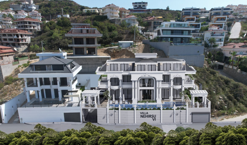 Four-storey villa with panoramic views in Kargicak