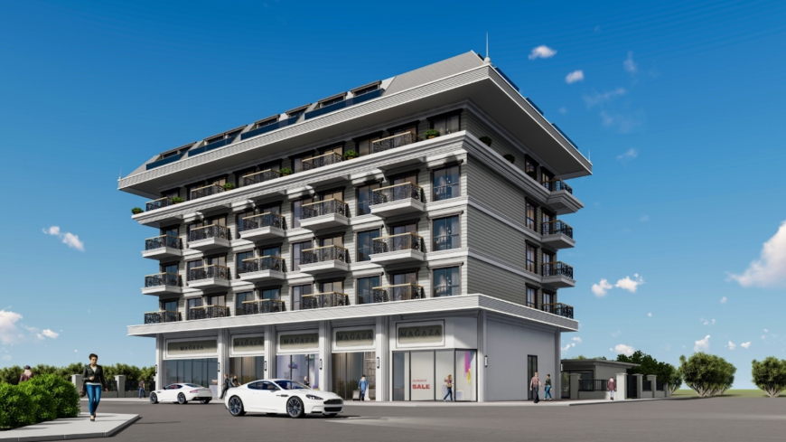 Construction of a new residential complex, which will be delivered with furniture, household appliances and air conditioners