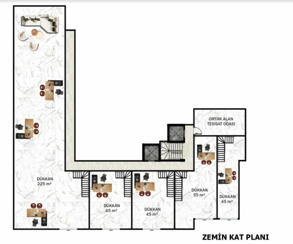 Construction of a new residential complex, which will be delivered with furniture, household appliances and air conditioners