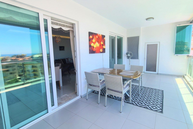 Apartment for sale in Cikdjili with two balconies and sea views