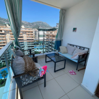 Sale of a 4+1 penthouse with a beautiful interior and magnificent views in Mahmutlar