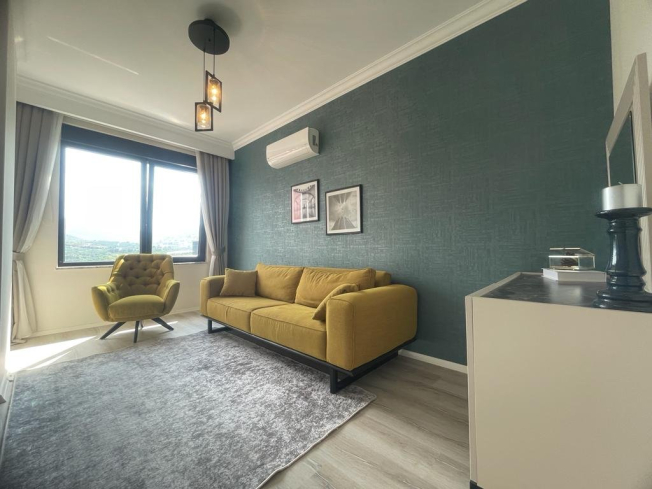 View apartment with a stylish and cozy interior just 600 meters from the sea