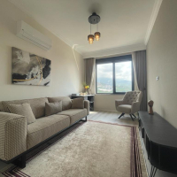 View apartment with a stylish and cozy interior just 600 meters from the sea