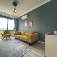 View apartment with a stylish and cozy interior just 600 meters from the sea