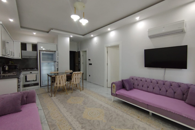 Spacious 1+1 Apartment in Mahmutlar – Fully Furnished, Ideal for Living or Investment