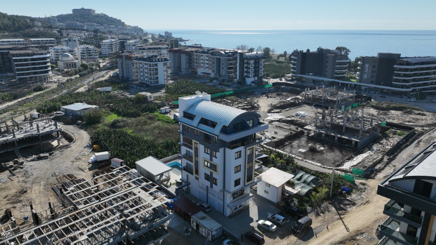Brand New 1+1 Apartment in Kargıcak — Just 250 m from the Sea!