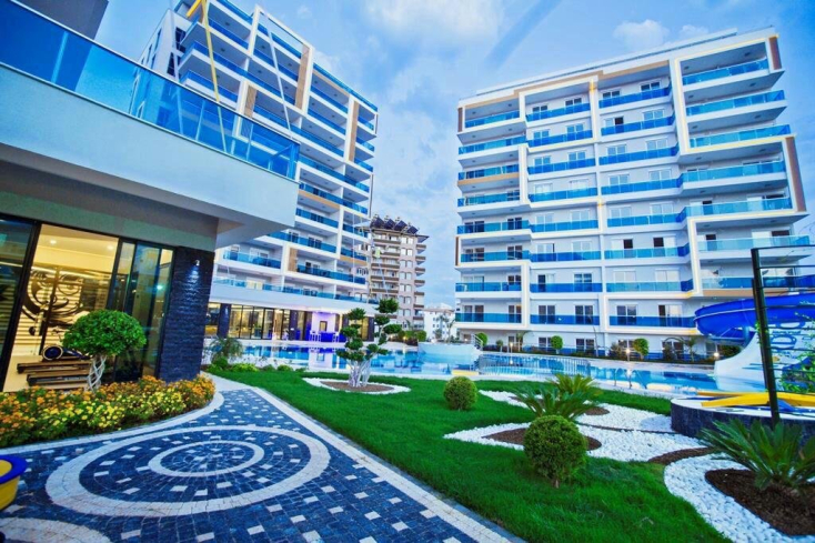 Elegant Sea View Apartment in Prestigious Residence, in Tosmur