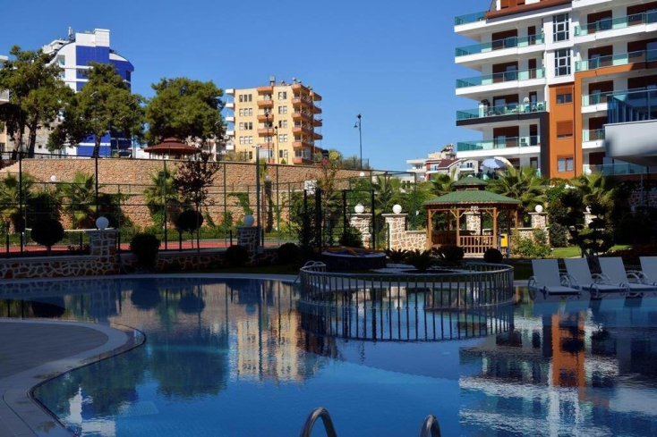 Elegant Sea View Apartment in Prestigious Residence, in Tosmur