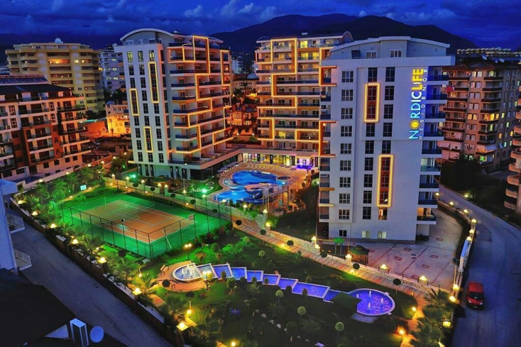Elegant Sea View Apartment in Prestigious Residence, in Tosmur