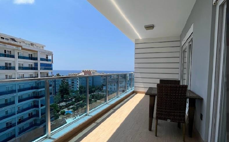 Elegant Sea View Apartment in Prestigious Residence, in Tosmur