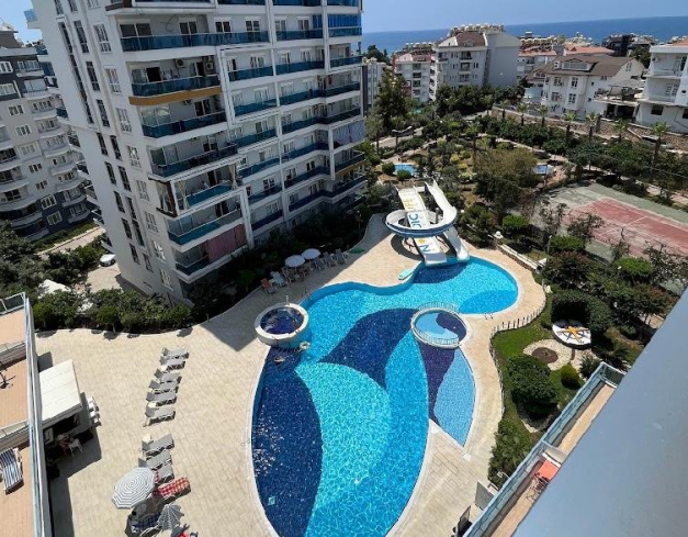 Elegant Sea View Apartment in Prestigious Residence, in Tosmur