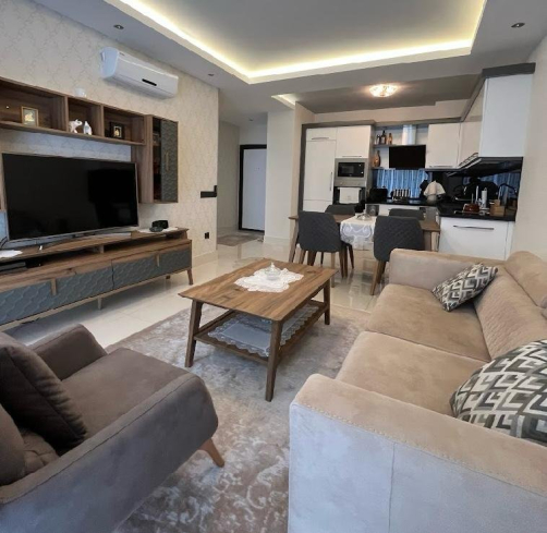 Elegant Sea View Apartment in Prestigious Residence, in Tosmur
