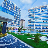 Elegant Sea View Apartment in Prestigious Residence, in Tosmur