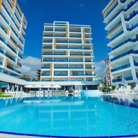 Elegant Sea View Apartment in Prestigious Residence, in Tosmur