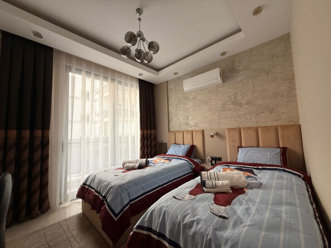 Cozy and Stylish 2+1 Apartment Just 150 Meters from the Sea in the Heart of Mahmutlar!